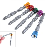 toro 5pcs screwdriver bits 65mm tool steel 14 hex shank strong magnetic screwdriver bit with cross head for household use
