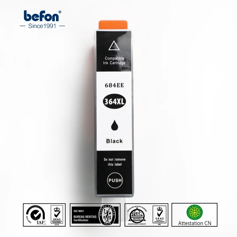 

befon Compatible 364 Black Ink Cartridge Replacement for HP 364 HP364 684EE 684 for Deskjet 3070A 5510 6510 B209a C510a Printer
