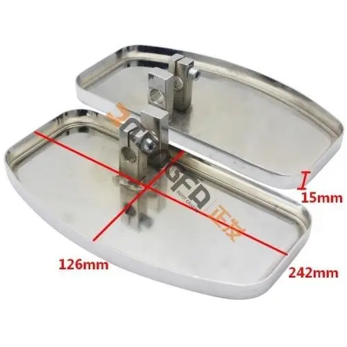 Передняя гофрированная подножка флорборд для Yamaha DragStar XVS 400 600 650 650A 1998 Virago XV125 XV250