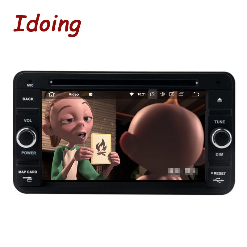Idoing 6 2 &quot4 г + 32 8 Core 2Din автомобиля Android радио dvd плеер для Suzuki Jimny 0 рулевого колеса gps