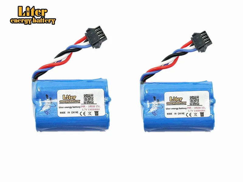2 шт. обновление 3 7 V 1300mAh 18500 Lipo батарея для UDI 001 UDI001 Huanqi 960 пульт дистанционного