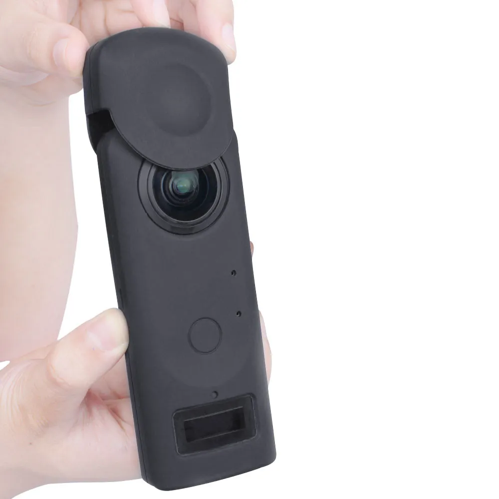 Чехол Ricoh Theta Z1, мягкий силиконовый защитный чехол для объектива с защитой от царапин для Ricoh Theta Z1 аксессуары для камеры, черный
