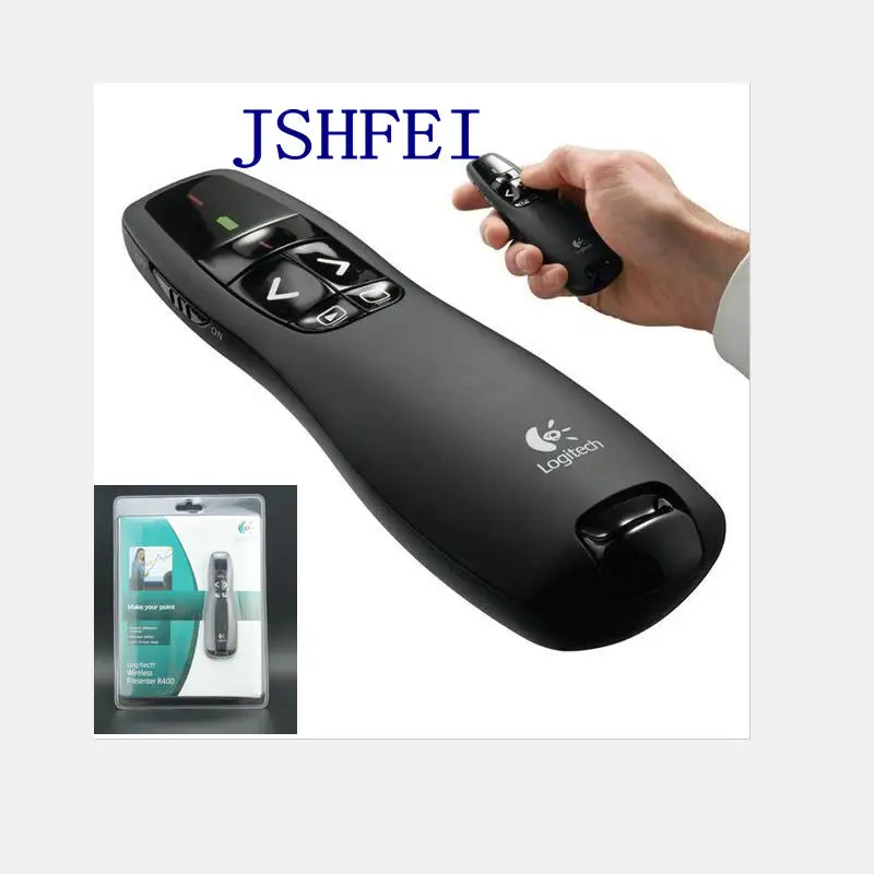 JSHFEI logitech Беспроводной R400 2 4G Hz USB RF пульт дистанционного управления Powerpoint