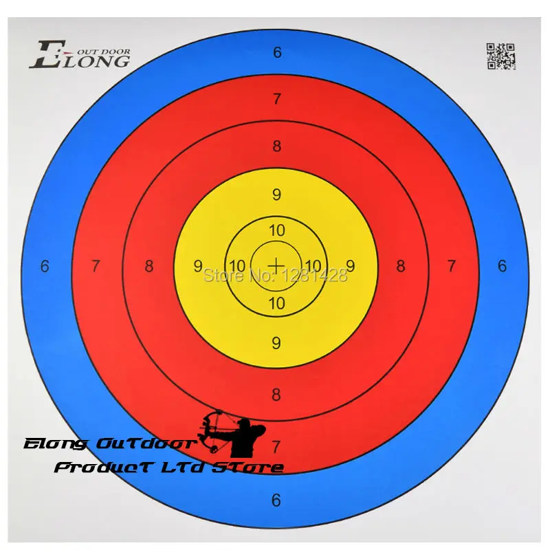 Фото 10 шт. бумага Elong для стрельбы из лука 43 х43 см | Спорт и развлечения