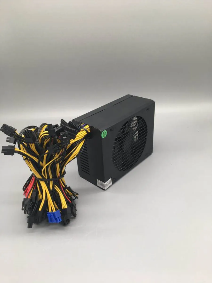 Блок питания для майнинга 1600 Вт antminer pico psu asic bitcoin miner rx 470 580 570 rx480 atx fonte de alimenta