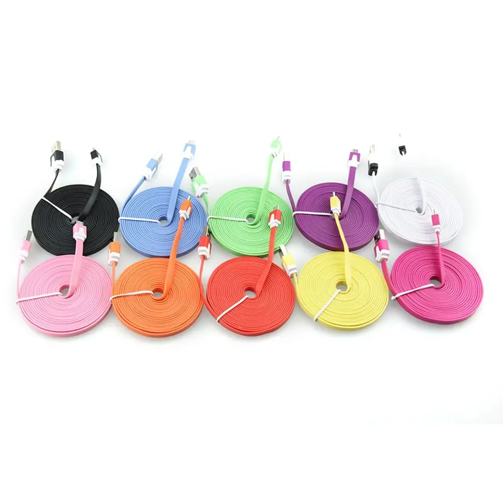 1 м 2 3 плоский зарядный usb-кабель для синхронизации данных 8Pin iPhone iPad mini ipod nano ios Micro