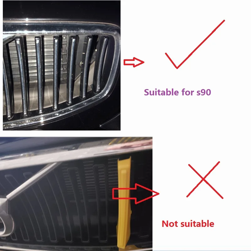 Для volvo s90 v90 Трехцветная сетчатая Декоративная полоса Новая сетевая