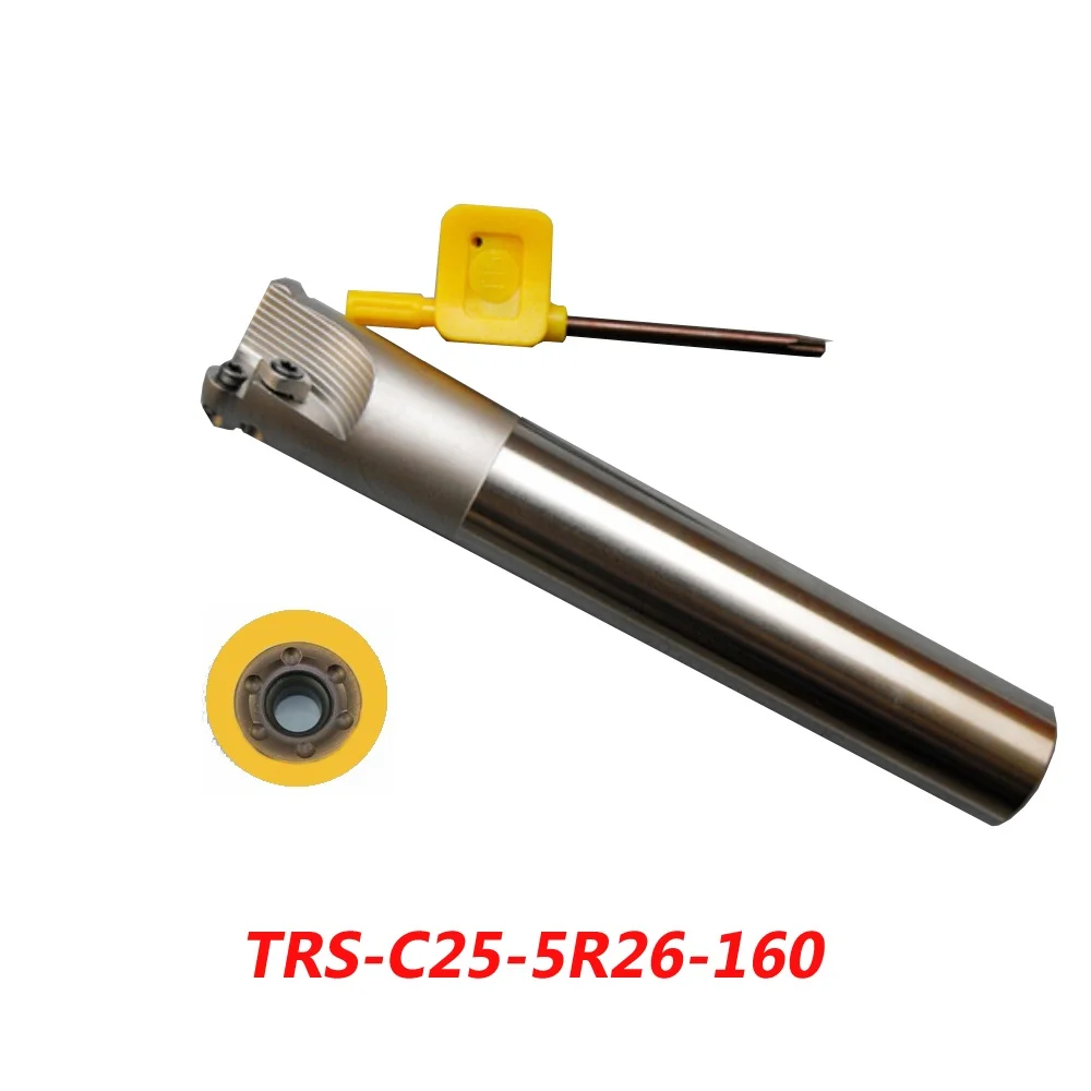 

Free Shipping TRS-C25-5R26-160 Indexable Face Milling Cutter Tools For RDMT10T3MO Carbide Inserts Suitable For NC/CNC Machine