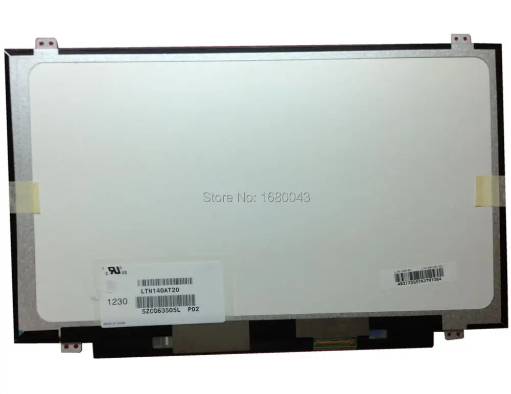 LTN140AT20 подходит для LTN140AT28 N140B6-L06 B140XW02 V.1 B140XW03 V.0 LTN140AT08 LTN140AT11 BT140GW03 V.2 LTN140AT06 тонкий 40 pin