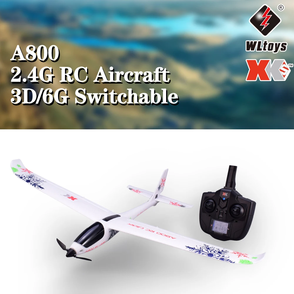 WLtoys XK A800 2 4 ггц 5CH радиоуправляемый самолет с переключателем режима 3D/6G 780 мм