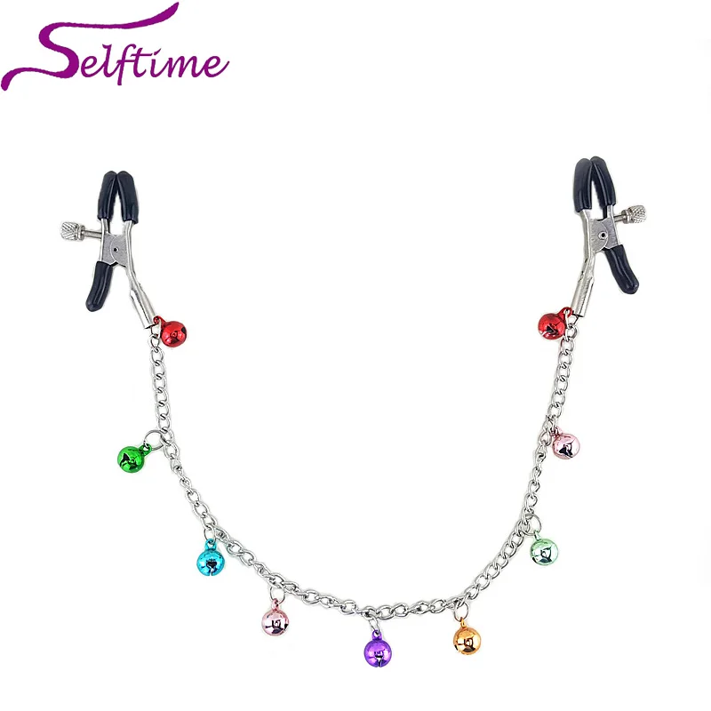 Новинка 2015 горячие зажимы для сосков с колокольчиками сексуальные груди