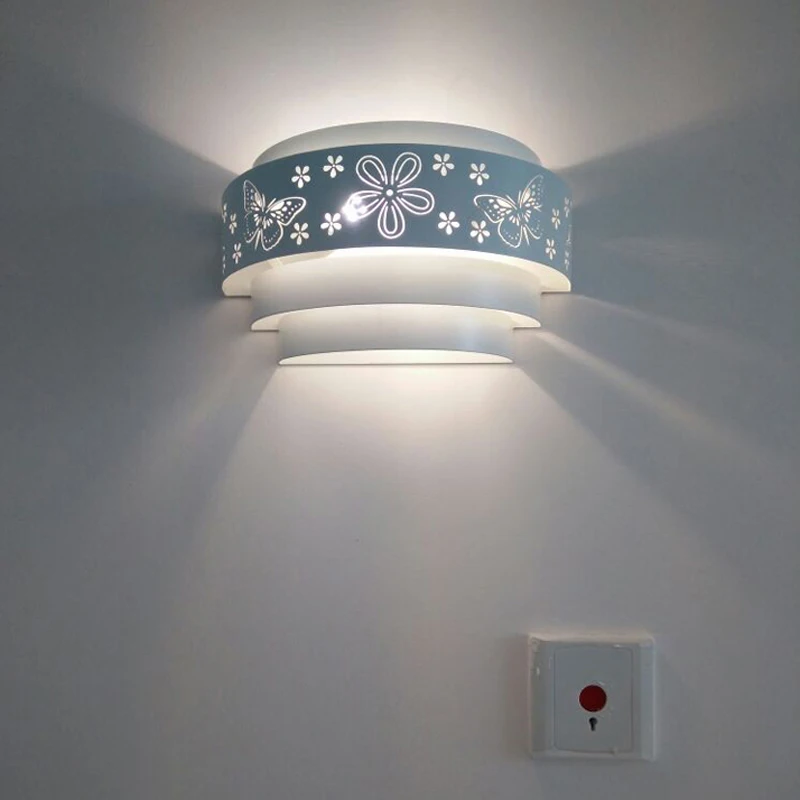 Современные настенные светильники для спальни с светодиодным освещением детской комнаты, бра для ночного столика, светильники Lustre для освещения дома, светильник luminaria on.