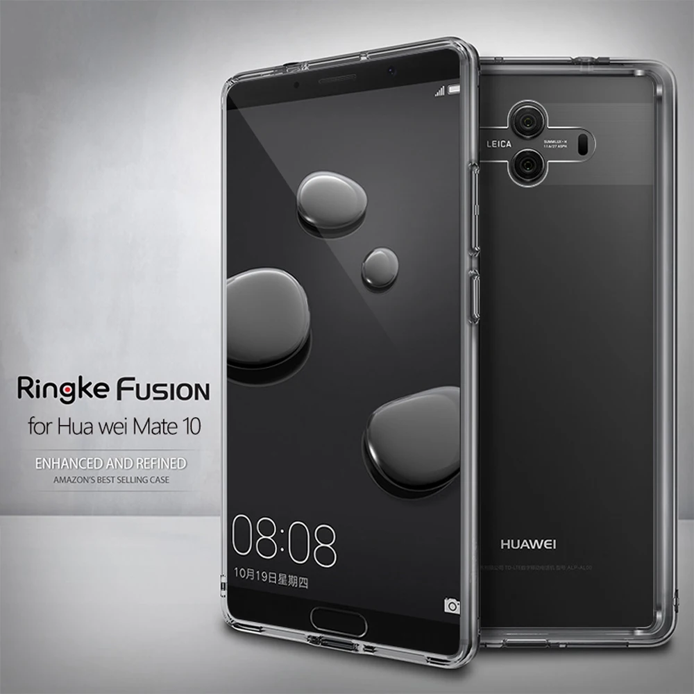 Чехол Ringke Fusion для Huawei Mate 10 прозрачная задняя крышка из поликарбоната мягкая
