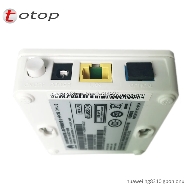 40 шт. Secondhand 99% Новый с адаптером питания и коробкой huawei hg8310m 1GE GPON ONT FTTH fiberhome onu модем