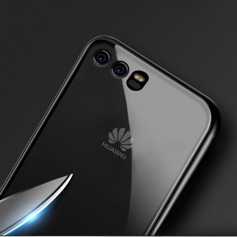 Для Huawei V20 P10 P20 Mate10 Honor10 P10Plus Nova3 Nova3i Mate10Lite металлический чехол из закаленного