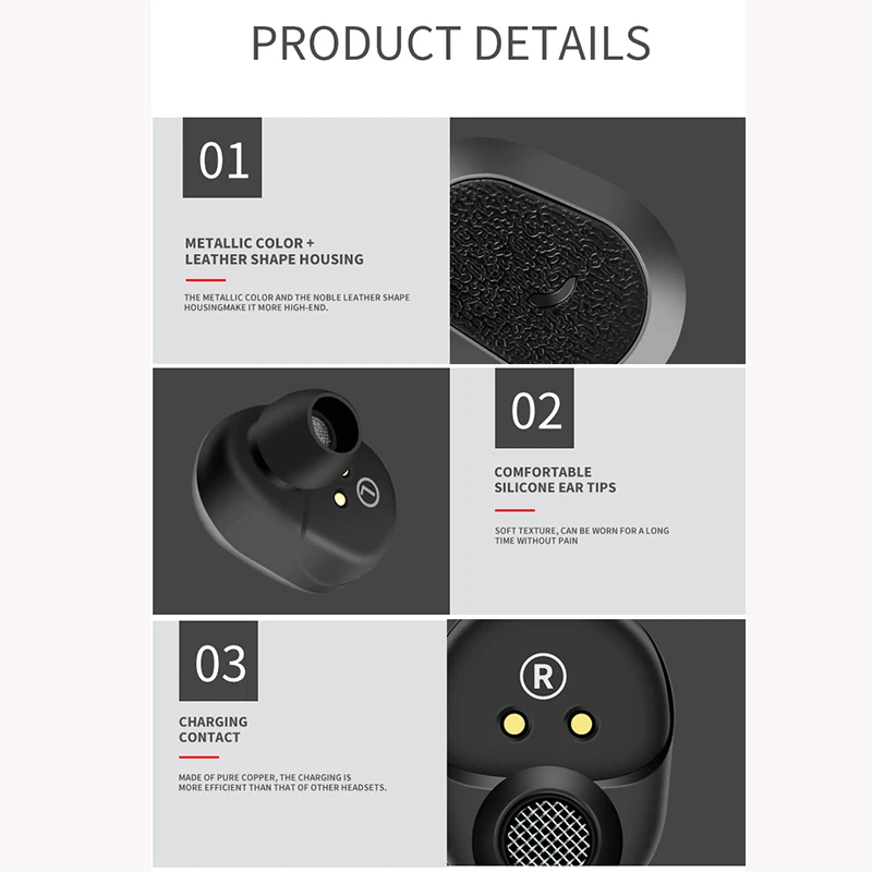 Fineblue XS TWS Bluetooth 5 0 водонепроницаемые наушники мини беспроводные маленькие стерео
