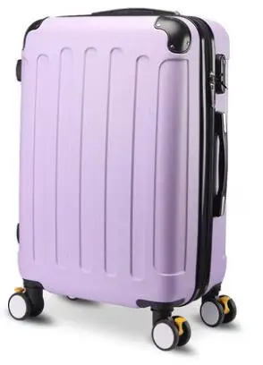 Purple 22 Inch Брендовый 20 дюймов 24 дюйма чемодан на колесиках Чехол для багажа чехол для путешествий Чехол для багажа чехол s чехол на колесиках Чехол для багажа на колесиках - Цвет: Purple 22 Inch