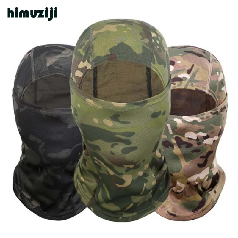 Камуфляжная Балаклава Multicam CP маска на все лицо для военных игр езды велосипеде