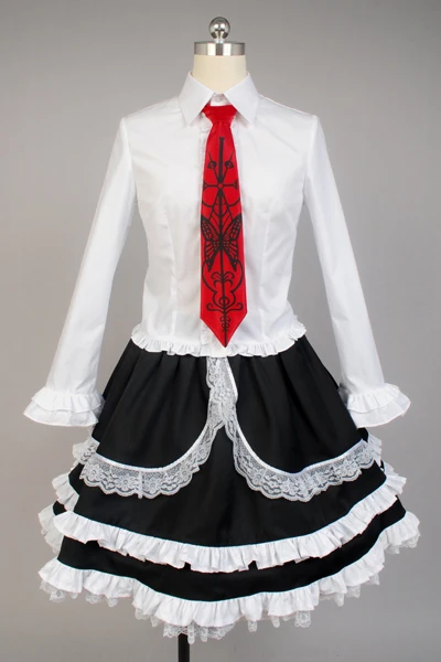 Женский костюм для косплея Danganronpa Celestia Ludenberg Хэллоуина полный комплект|cosplay