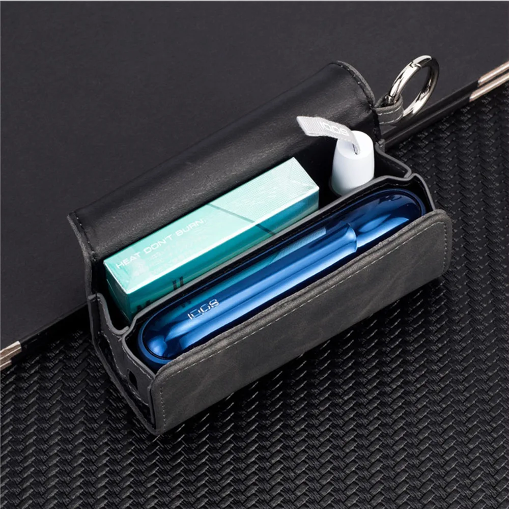 Модный откидной двойной чехол-книжка для iqos 3,0 чехол мешочек с держателем кожаный чехол-кошелек для iqos 3
