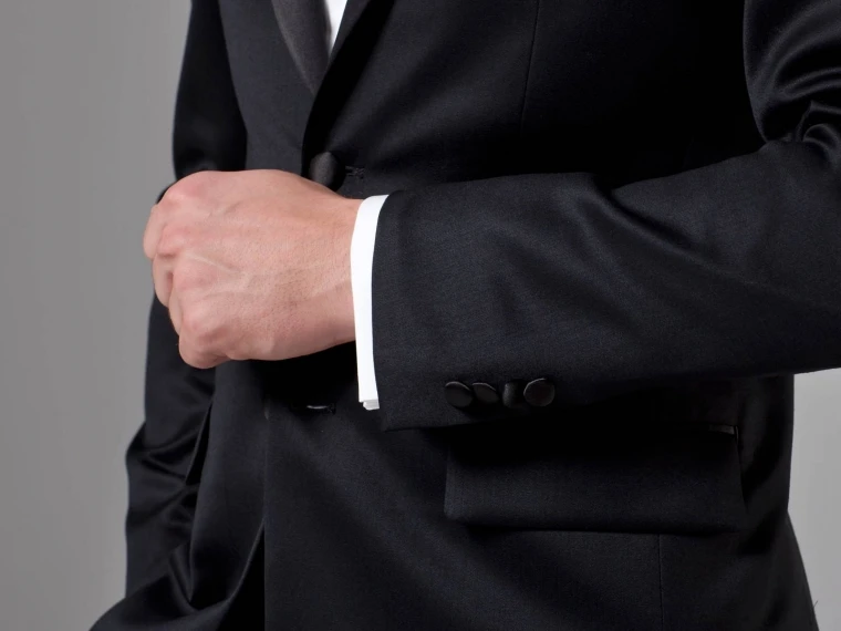 Бесплатная доставка итальянский высококачественный шерстяной строгий смокинг