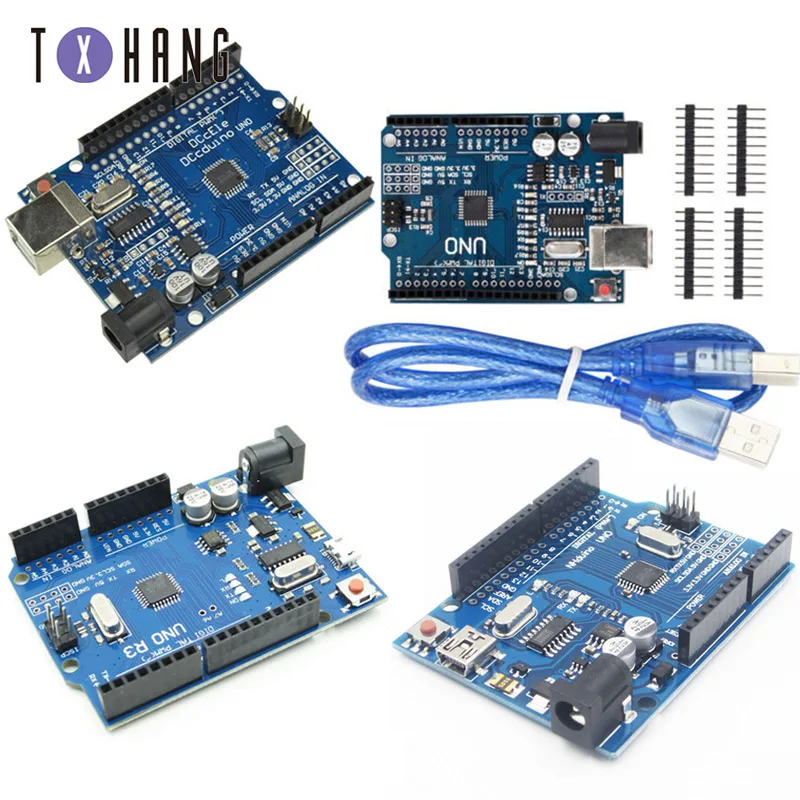 Плата макетная UNO R3 MEGA328P ATMEGA328 для Arduino с Micro/mini USB|Интегральные схемы| |