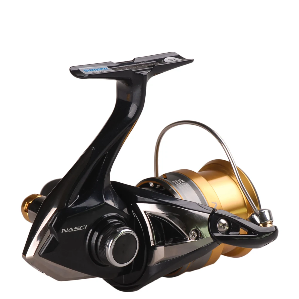 Катушка Shimano NASCI 4 + 1BB/6 2: 1 рыболовная катушка с глубокой леской для спиннинга Hagane