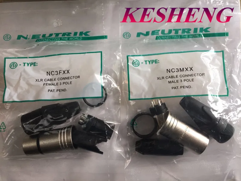 10-20 шт. оригинальный разъем NEUTRIK 10 NC3MXX и NC3FXX штекер гнездо набор 3 XLR avec! | Лампы