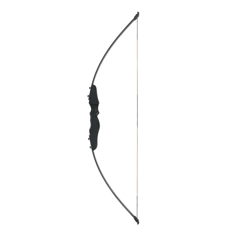Black Bow Only 51 дюймов 30 фунтов прямой Лук Сплит вход лук для стрельбы из лука охота стрельба практика для российских клиентов - Цвет: Black Bow Only