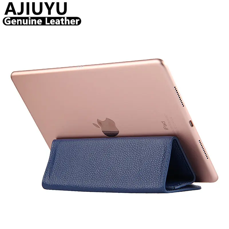 Чехол AJIUYU из натуральной кожи для Apple iPad mini 4 умный чехол воловьей Защитная пленка