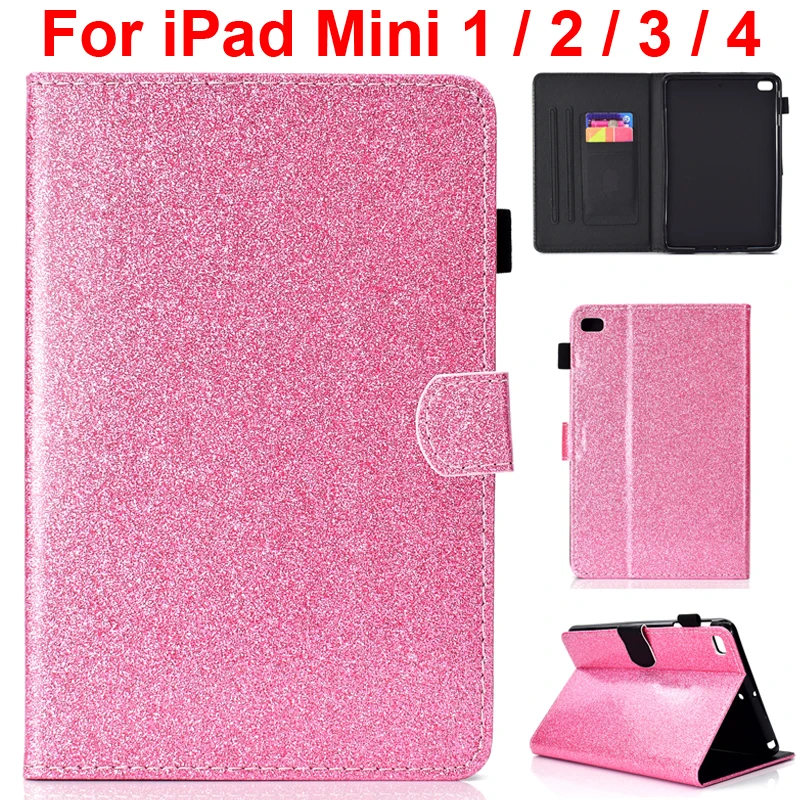 Милый чехол с блестками для iPad Mini A1432 A1454 A1455 iPadMini 2 A1489 A1490 A1491 3 A1599 A1600 Mini4 A1538 A1550