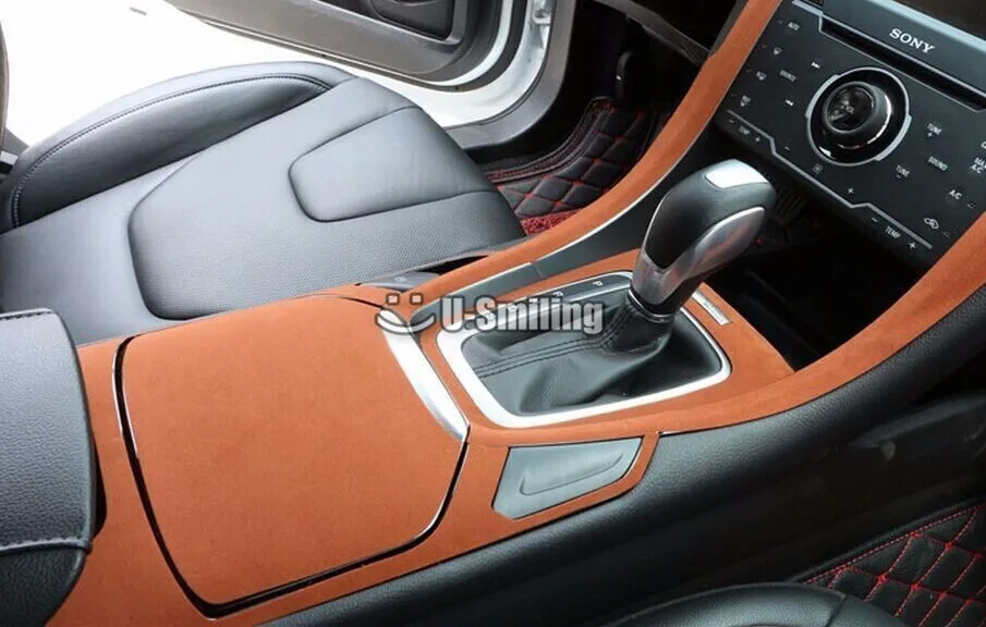 Brown Velvet Vinyl Wrap Car Film Wrapping Sticker Bubble Free Console Computer Skin | Автомобили и мотоциклы