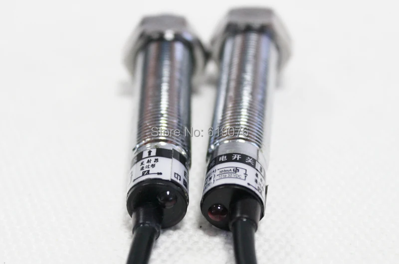 

Trough Beam M12 Three Wire DC PNP NO 3m Detection Distance Photoelectric Sensor Optical Sensor E3F1-3DP1.3L