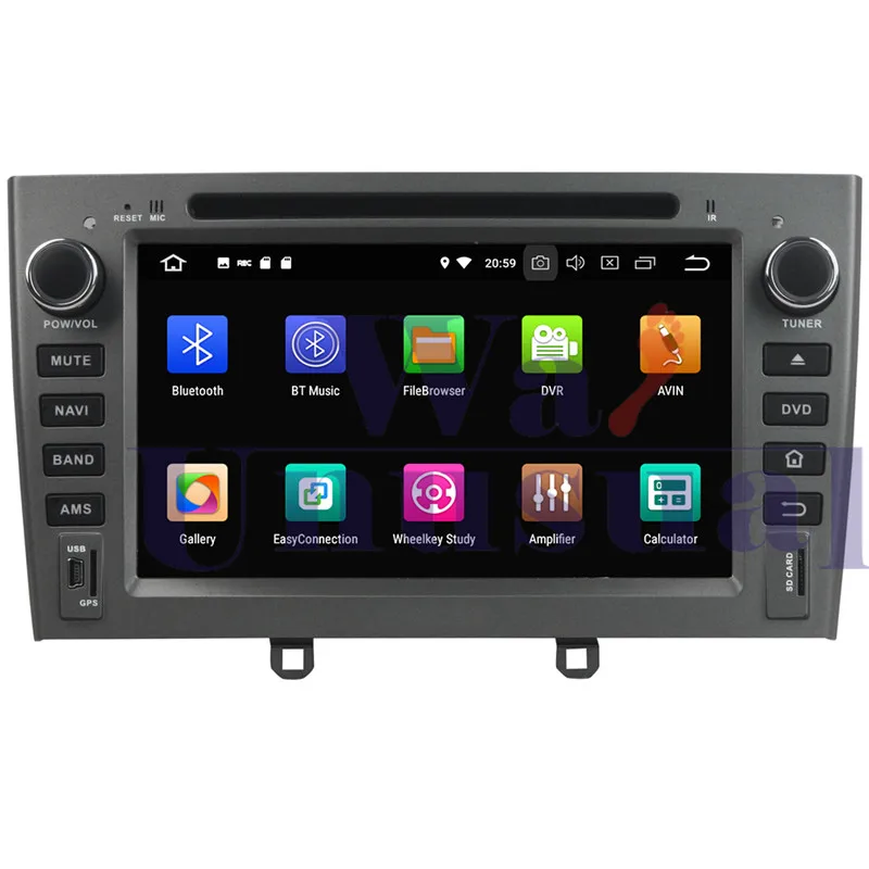 Автомобильный DVD плеер wanute Android 9 0 GPS навигация для Peugeot 408 2007 2008 2009 2010 радио 2 Din
