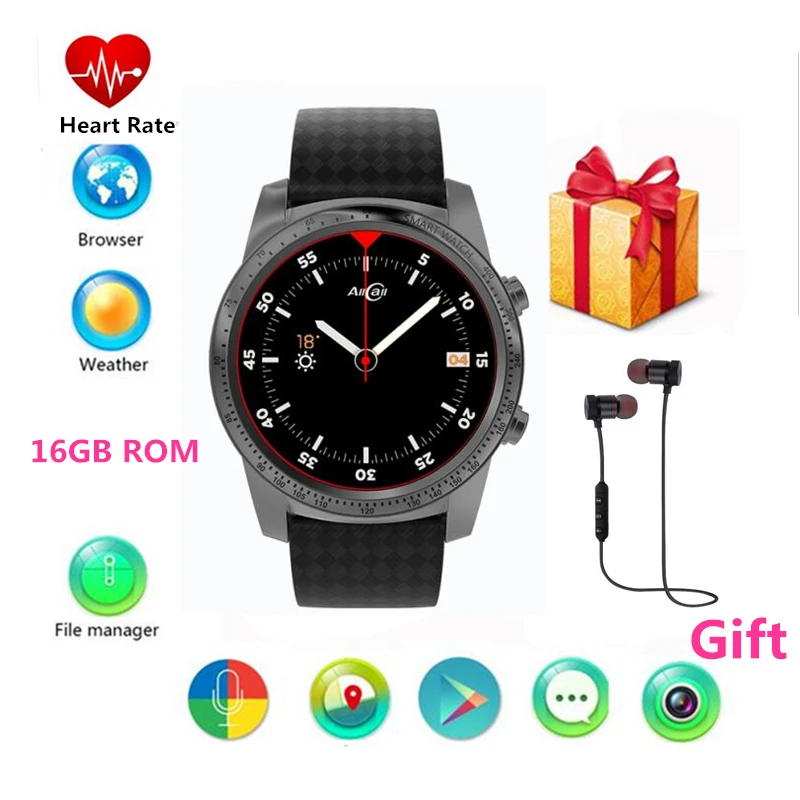 Kingwear KW99 3g Смарт-часы телефон Android 5,1 MTK6580 четырехъядерный 16 Гб ПЗУ монитор сердечного ритма шагомер gps анти-потеря Смарт-часы