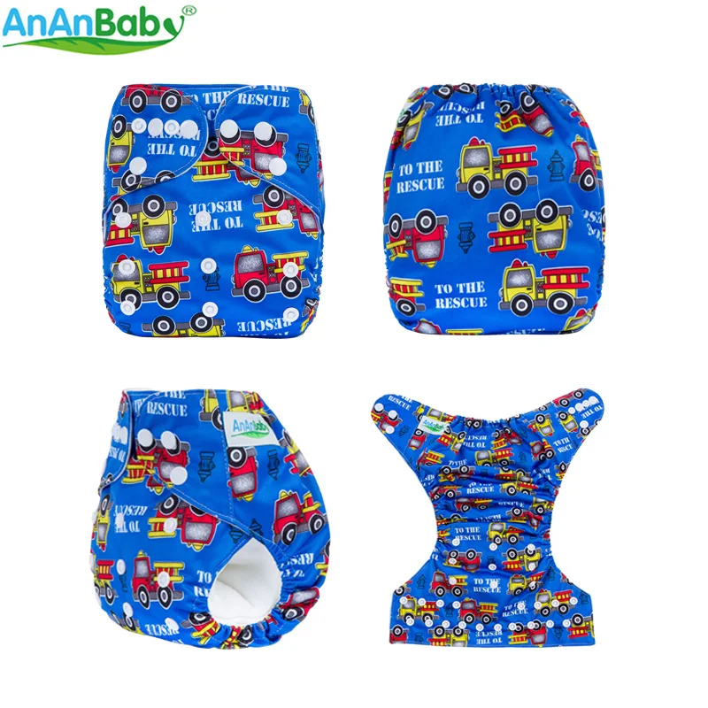 Ananbaby 1 шт. Многоразовые детские подгузники и карманные моющиеся