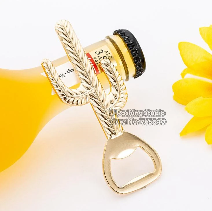 100 шт./лот открывалка для бутылок С КАКТУСОМ свадебные подарки гостей подарок