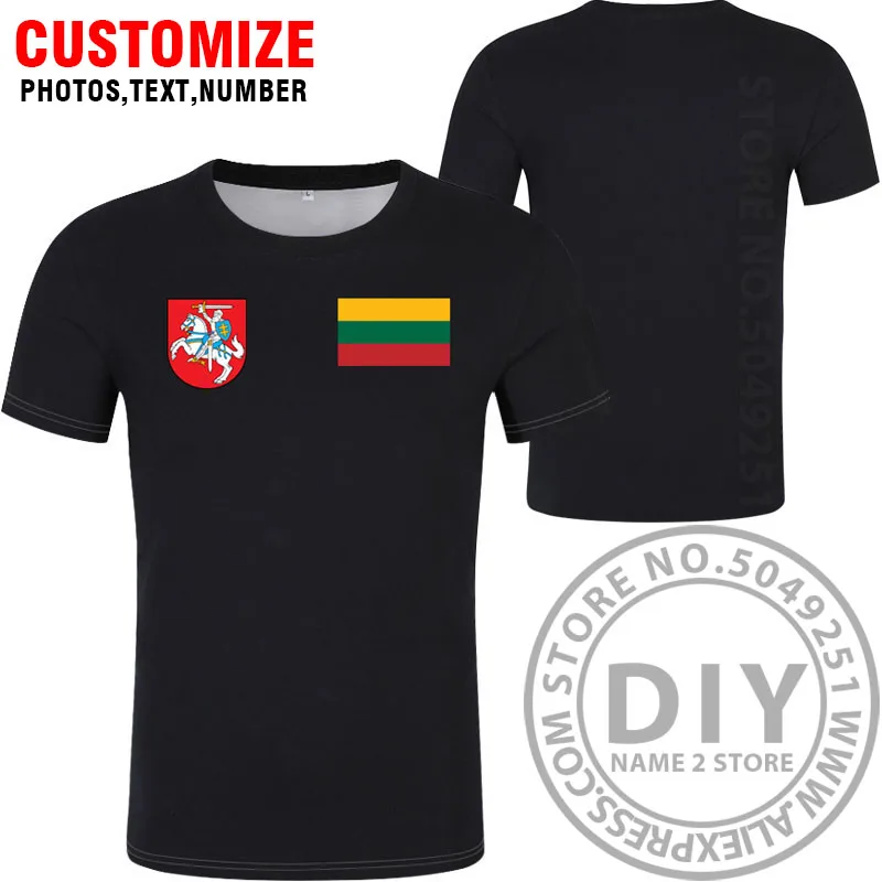 Style 4 Литовская футболка «сделай сам», таможня, имя страны, номер ltu, футболка с национальным флагом lt lietuva lietuvos, литовский принт, фото одежда - Цвет: Style 4