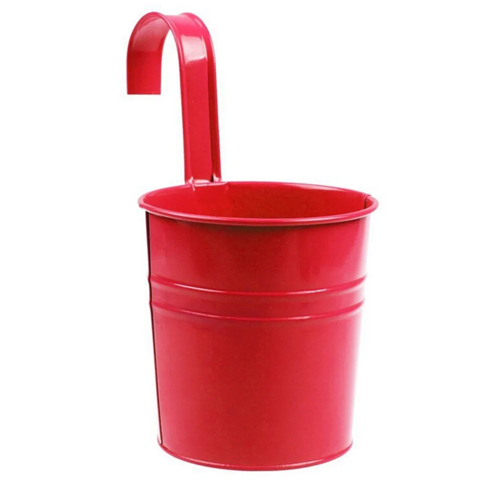 Железная подвесная цветочная ванна садовые горшки для цветов подвесные бочки