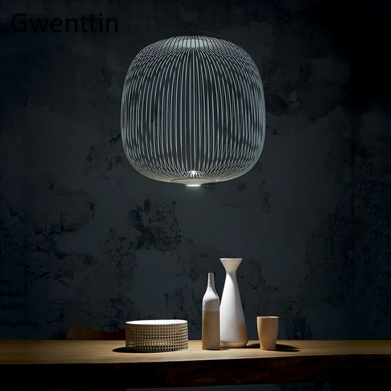 Foscarini спицы 1/2 подвесные светильники современный светодиодный подвесной светильник Лофт промышленная птица подвесная клеть светильник домашний декор светильники