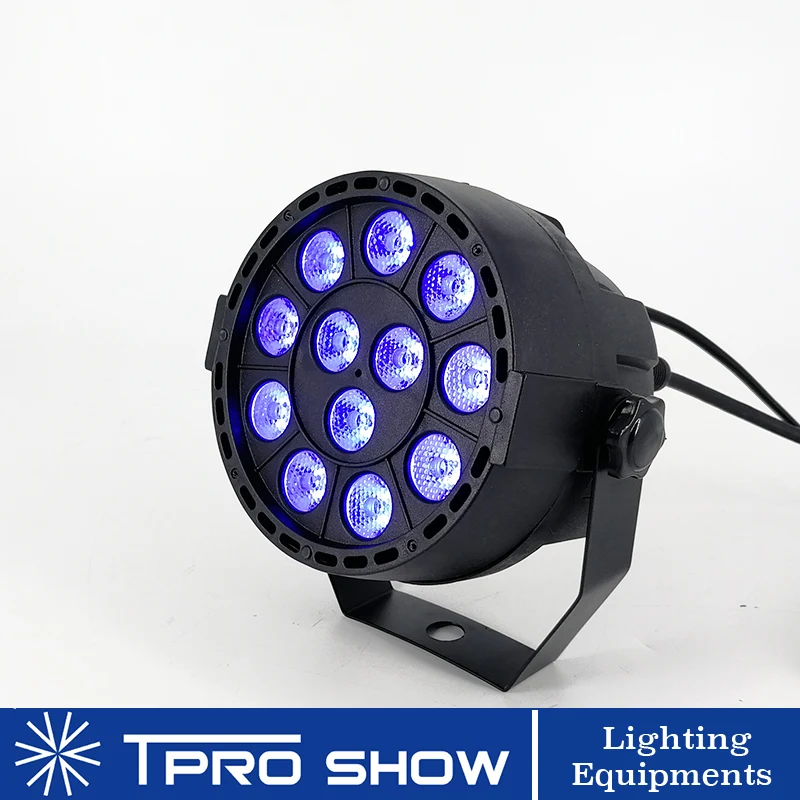 RGB LED Par 12x3W Трехцветный DJ светодиодный сценический светильник Dmx 512 музыкальный