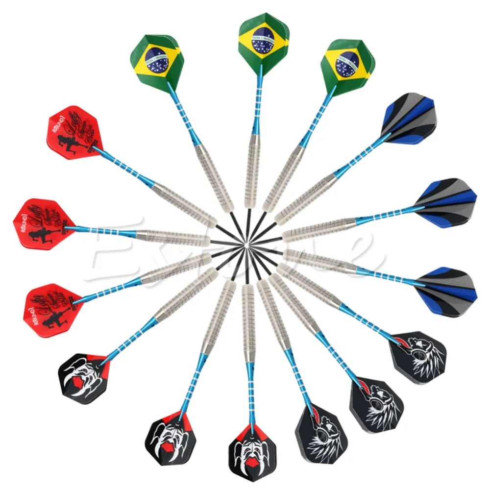 3 шт. нержавеющая сталь Дартс бочка кончик алюминиевые валы|darts barrel|steel dartsstainless steel