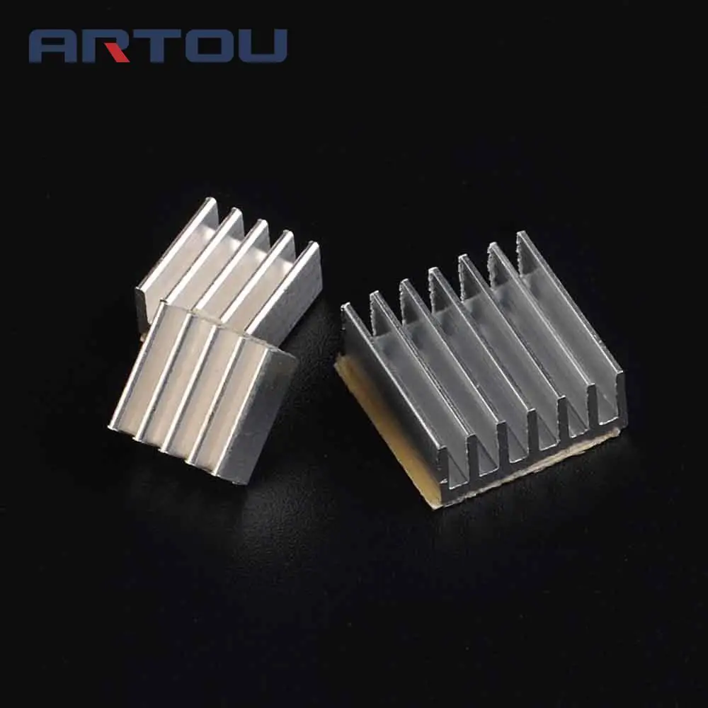 3 шт./лот для Raspberry Pi 2 B радиатор кулер чистый алюминий набор радиаторов с клеем |