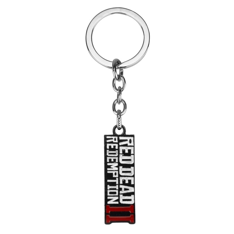 Red Dead Redemption 2 брелок металлический кулон брелок для мужчин и женщин сумки Автомобильный Брелок Горячая игра брелок - Цвет: 001