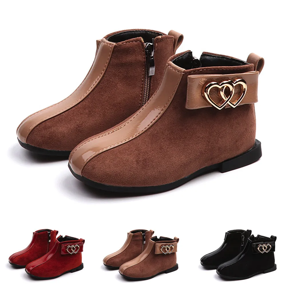 Детская обувь Новые модные детские зимние мягкие ботинки Детские кроссовки Martin с