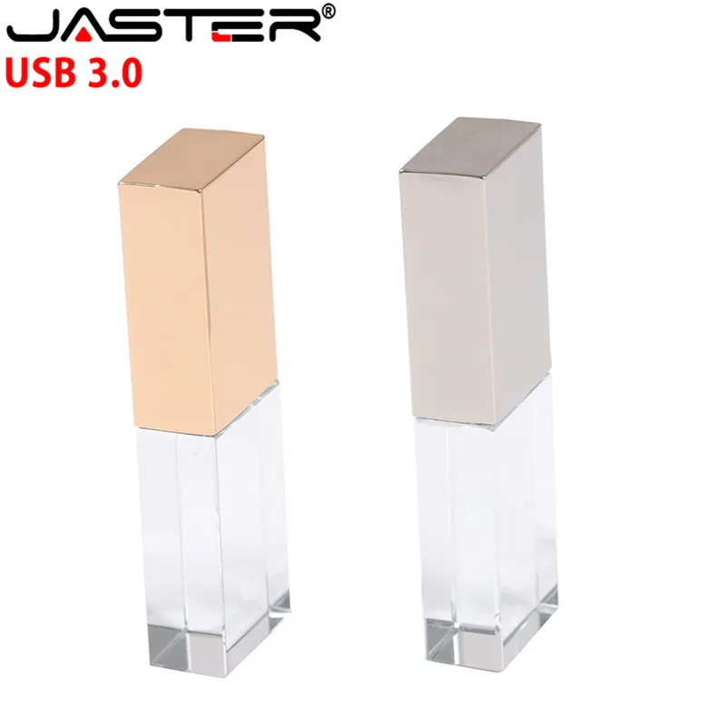 JASTER USB 3,0 модный Кристальный стиль USB флеш-накопитель USB 4GB 16GB 32GB 64GB Подарочный флеш-накопитель cle usb(более 10 шт бесплатный логотип