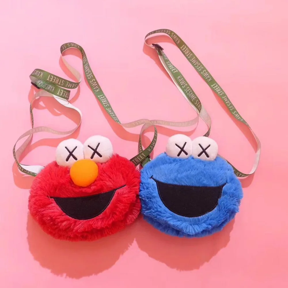 5 шт./лот милые детские плюшевые сумки с изображением мультипликационных