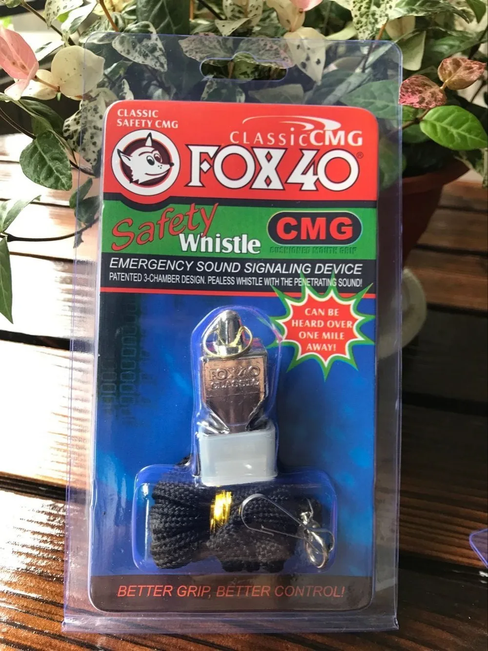 Бесплатная доставка E-PLATING красочные двойной блистер упаковка лиса 40 свисток с CMG