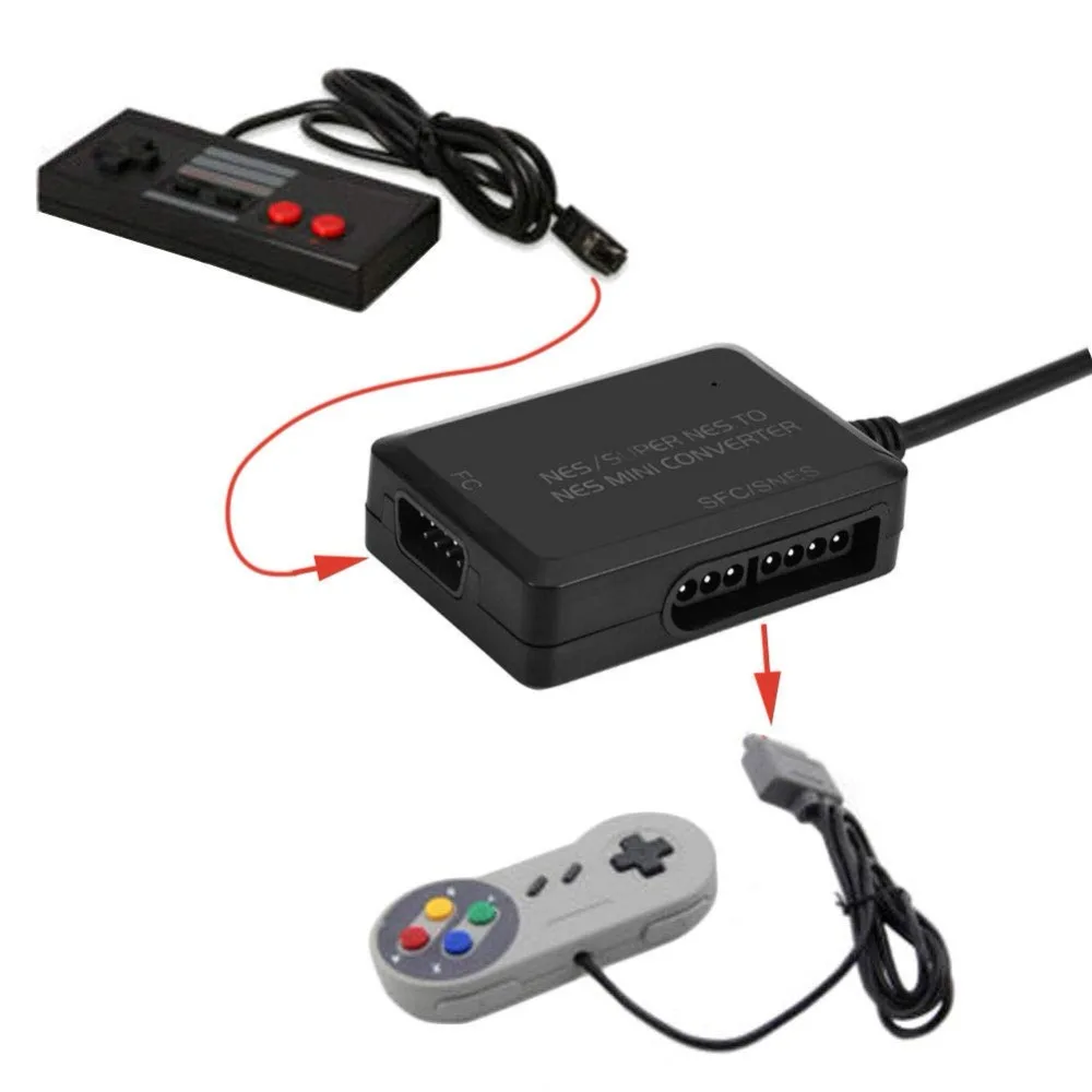 Конвертер для контроллера NES NES/Super Mini конвертер ПК PS3|USB-адаптеры| |