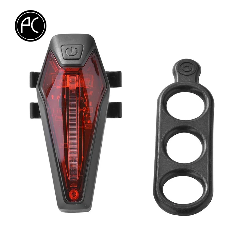 Велосипедный задний фонарь IPX-4 водонепроницаемый светодиодный красный свет Cree